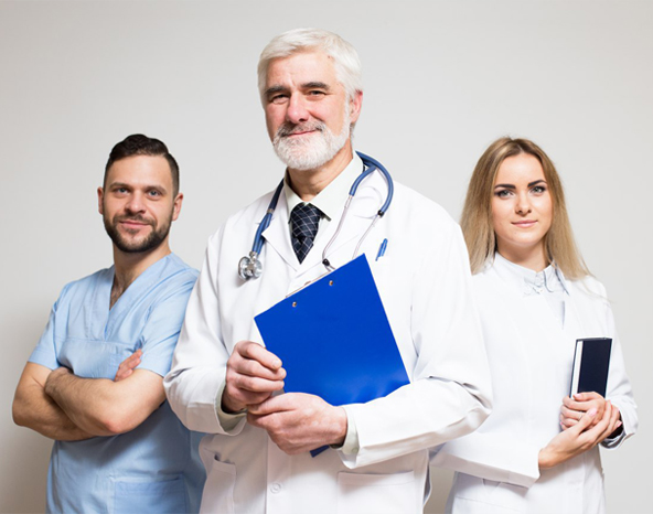 Equipo de profesionales de salud